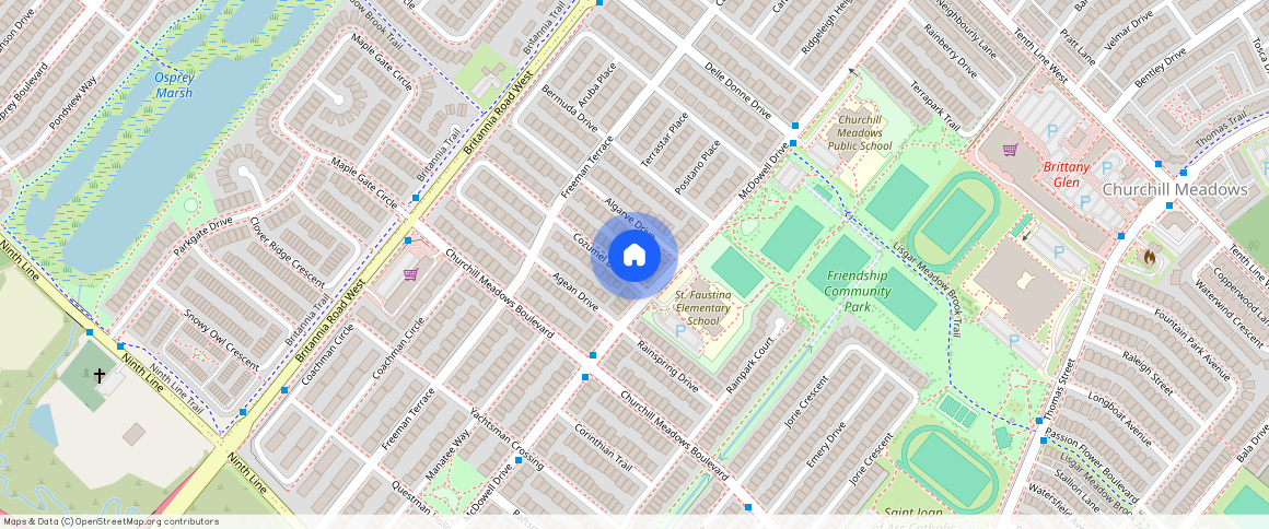 ** COZUMEL DRIVE, Mississauga, Churchill Meadows