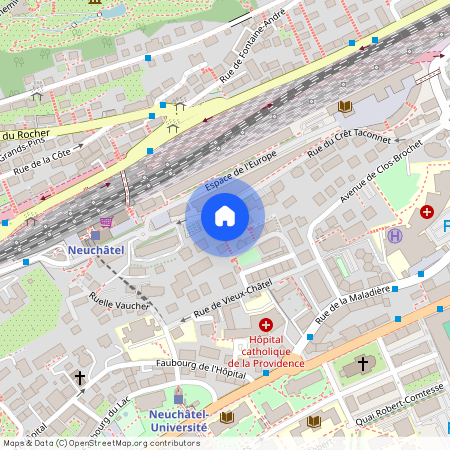 2000, Neuchâtel, Rue Du Crêt Taconnet, 10