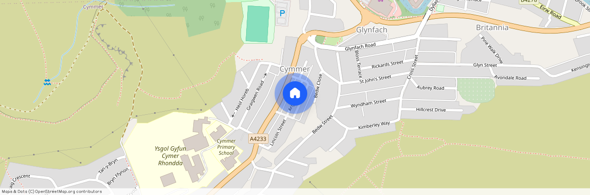 Argyle Street, Cymmer, Porth, Rhondda Cynon Taff. CF39 9AT