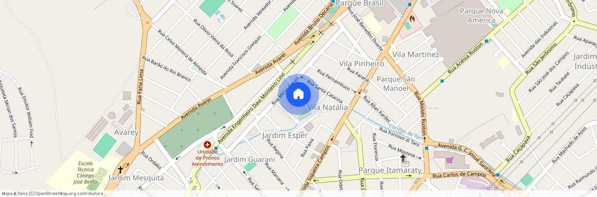 Rua Branca Martins, Jardim Nossa Senhora de Lourdes, Parque Itamaraty, Jacareí - SP, 12308-190, Brazil