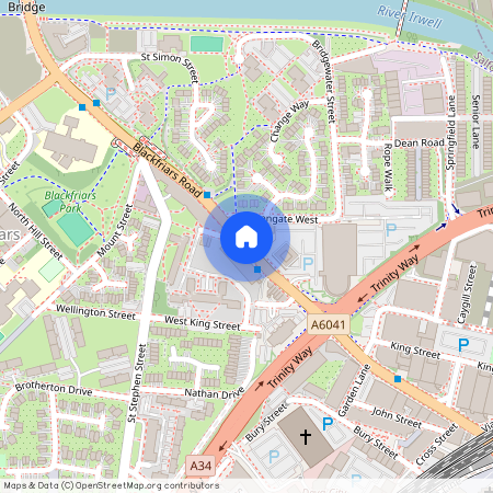 Blackfriars Road, Salford, Greater Manchester, M3