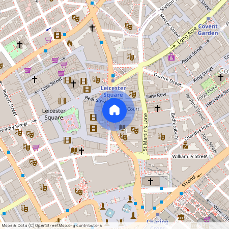 Burleigh Mansions, Charing Cross Road, Covent Garden, London, WC2H