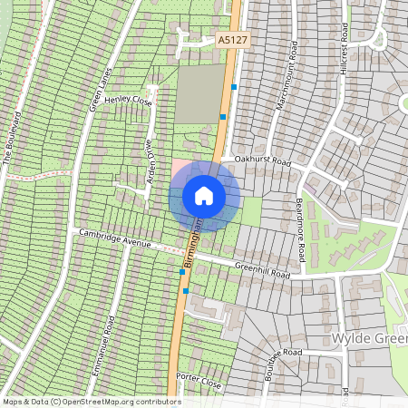 Mayfield Road, Wylde Green, Sutton Coldfield