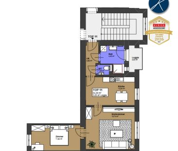 Zentrale 2-Zimmer-Mietwohnung in Krems - Foto 3