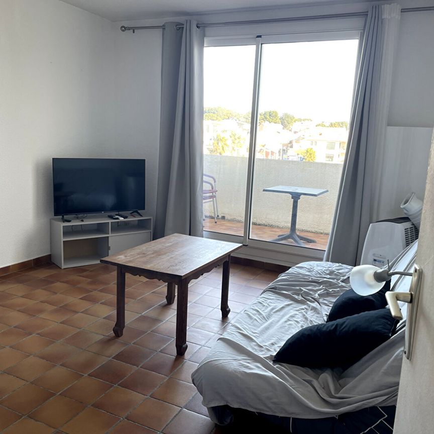 Appartement Sausset Les Pins 1pièce 27.95 m2, une terrasse belle vue port,, - Photo 1