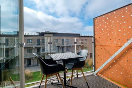 Møbleret studiolejlighed med terrasse - Photo 5