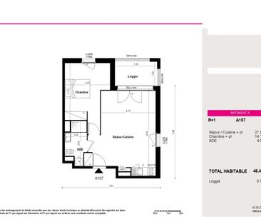 Location Appartement 2 pièces 46m² EAUNES 31600 - Photo 2