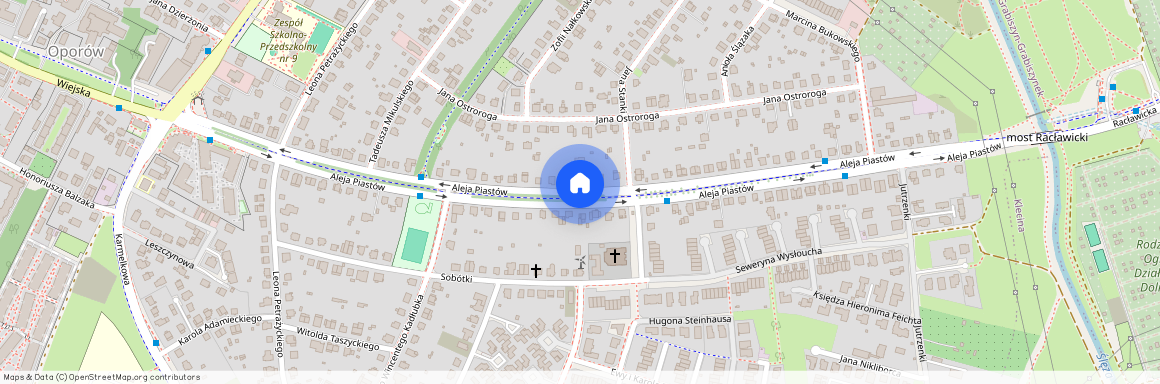 ul. Piastowska, Oporów, Fabryczna, Wrocław, dolnośląskie