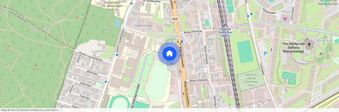 ul. Kazimierza Górskiego, Oliwa, Gdańsk, pomorskie