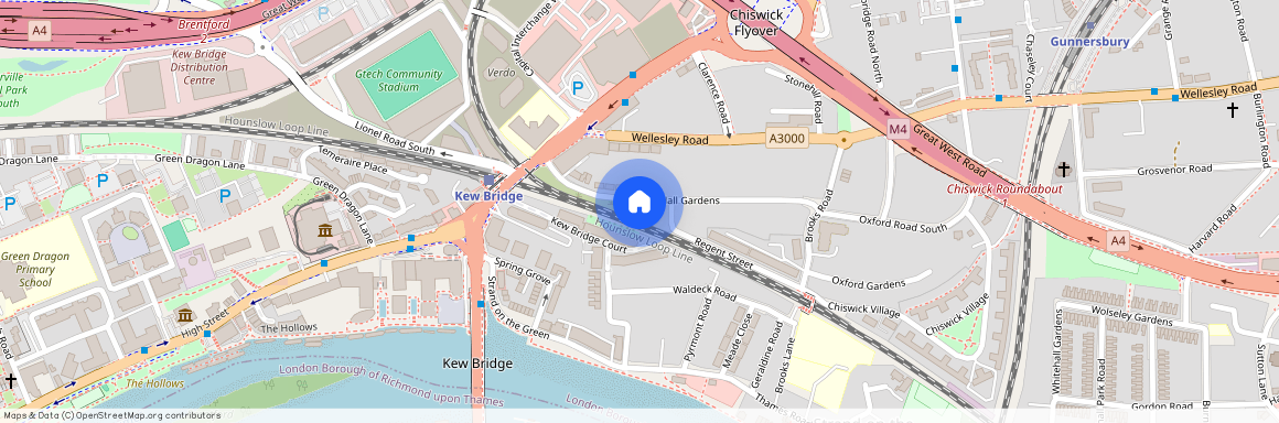 M-25, Kew Curve, Capital Interchange Way, Brentford, TW8