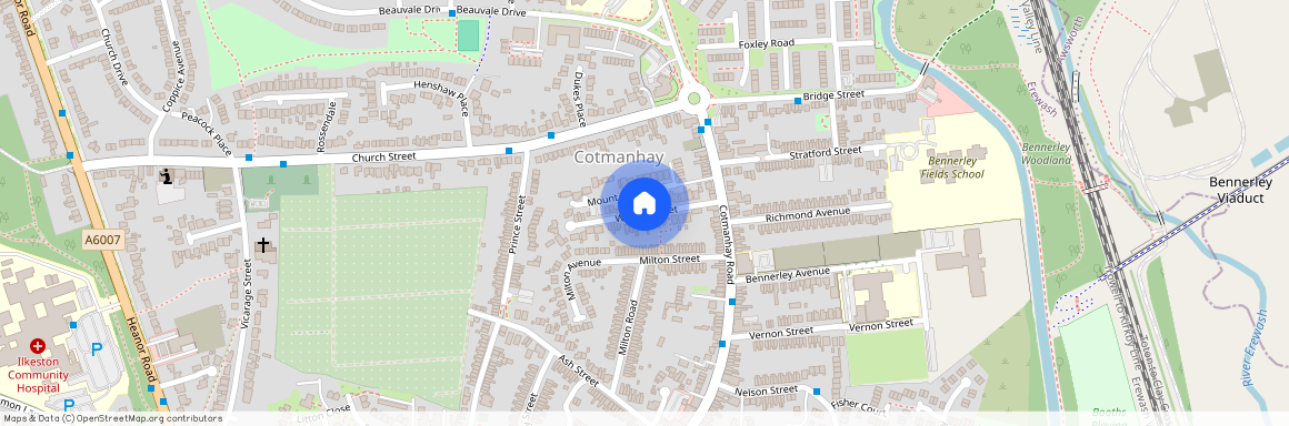 Wesley Street, Ilkeston, Derbyshire, DE7