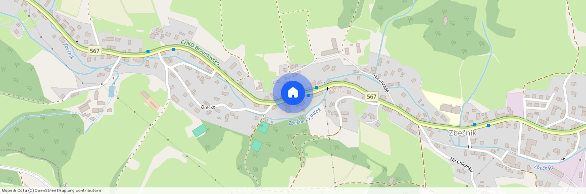 Hronov - Zbečník, okres Náchod