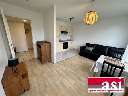 Robertsau Sainte Anne : Studio meublé - Photo 3