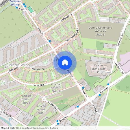 ul. Wierna, Elsnerów, Targówek, Warszawa, mazowieckie