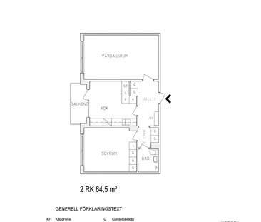 Jarlavägen 7 A, våning 2 - Foto 2