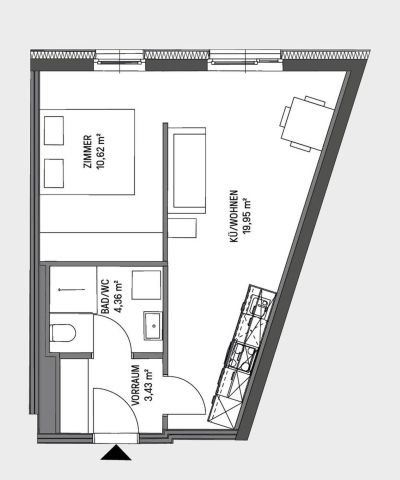 2-Zimmer-Wohung - Provisionsfrei! - Photo 5