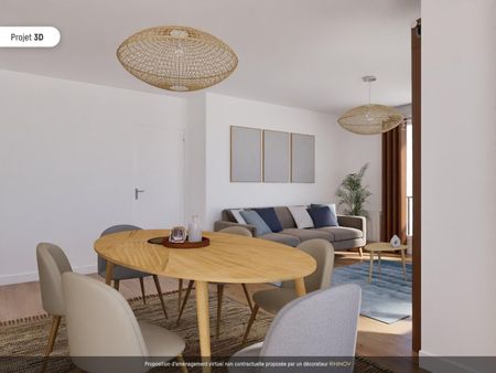 location Appartement T4 DE 80.3m² À BOBIGNY - Photo 2