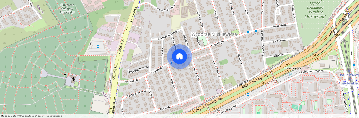 ul. Dobrzyńskich, Wzgórze Mickiewicza, Gdańsk, pomorskie