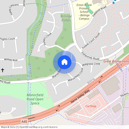 MANORFIELD CLOSE, NN3 - 2 bed with GARAGE, Manorfield Close - 2 Bed With Garage