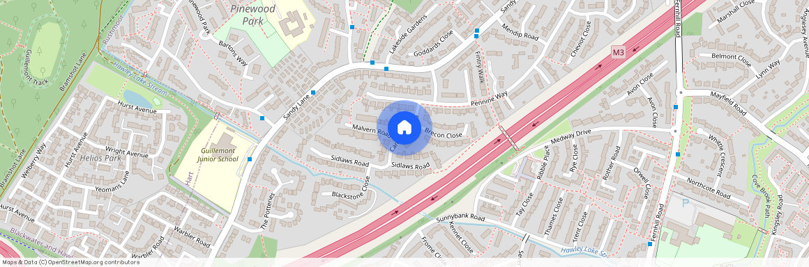 Cambrian Road, Farnborough, Hampshire, GU14