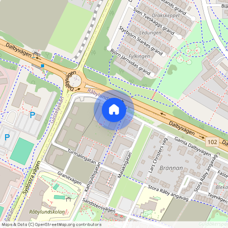 Lund, Skåne, Gamla Dalbyvägen 20