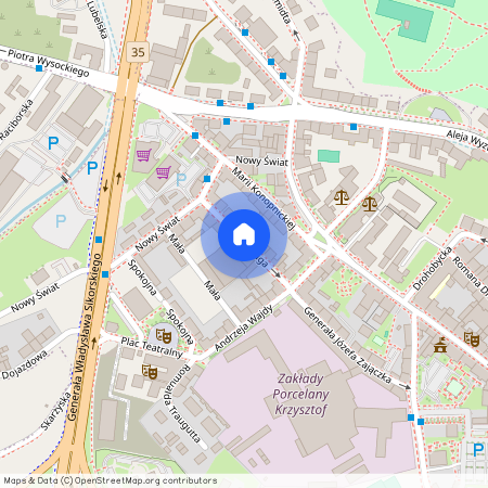 ul. Adama Pługa, Śródmieście, Wałbrzych, dolnośląskie