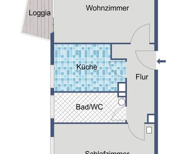 Gemütliche Balkonwohnung mit 2-Zimmern sucht Nachmieter! - Foto 5