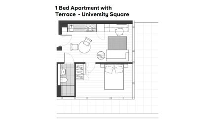 1 Bed Apartment With Terrace - Photo 5