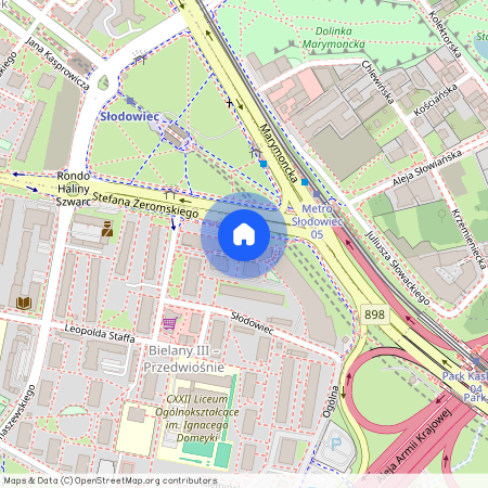 Warszawa Bielany Słodowiec, Stefana Żeromskiego