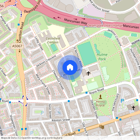 St Wilfrids, Hulme, Manchester. M15 5XE