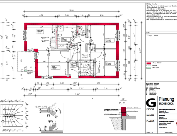 Neuwertige 3‑Zimmer Erdgeschosswohnung mit Balkon in Lampertheim - Foto 1