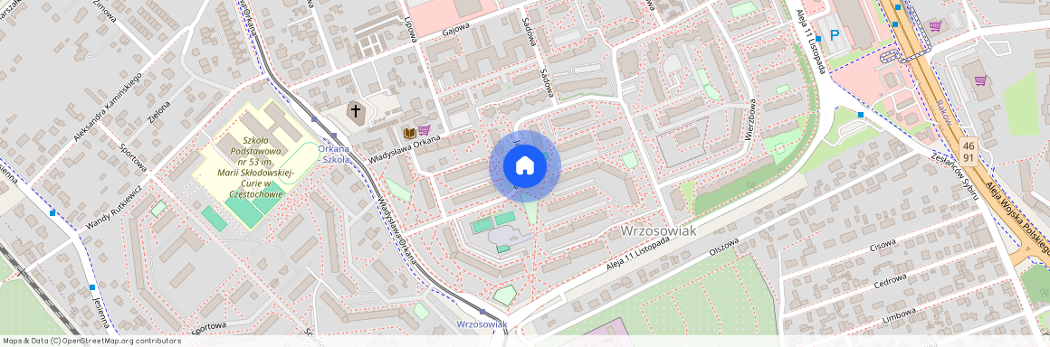 ul. Lechonia, Wrzosowiak, Częstochowa, śląskie