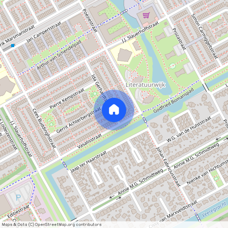 Literatuurwijk Midden-west, 1321 PS, Ida Gerhardtstraat, Almere