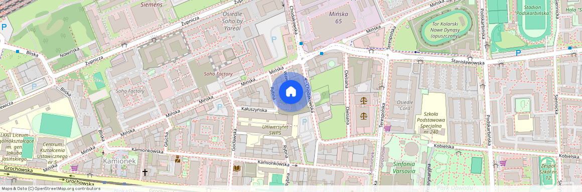 ul. Wawerska, Kamionek, Praga-Południe, Warszawa, mazowieckie