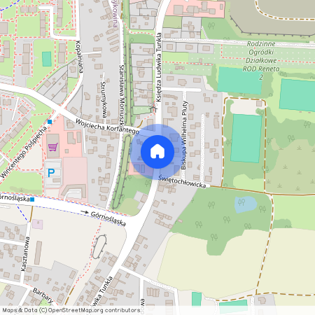 ul. ks. Ludwika Tunkla, Kochłowice, Ruda Śląska, śląskie