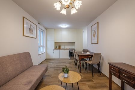 2 pokojowe mieszkanie z ogrodem i miejscem postojowym w hali garażowej Willa Innova - Zdjęcie 4