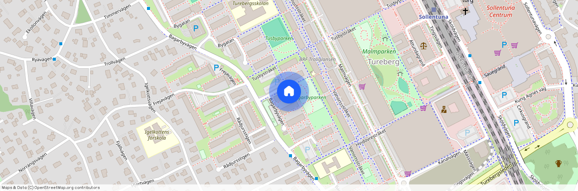 Tureberg, Sollentuna, Stockholm, Bagarbyvägen 44