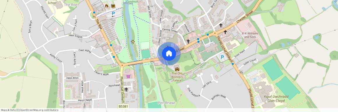 The Old Palace, High Street, St. Asaph, Denbighshire, LL17