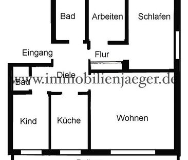 Norderstedt - Kohfurth 2.Hausreihe - sonniges Penthouse mit Balkont... - Foto 1