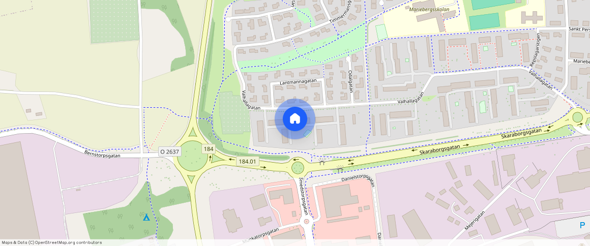 Skara, Valhallagatan, **, 53234