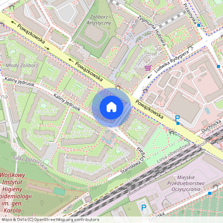 Warszawa, Żoliborz, Kaliny, Jędrusik