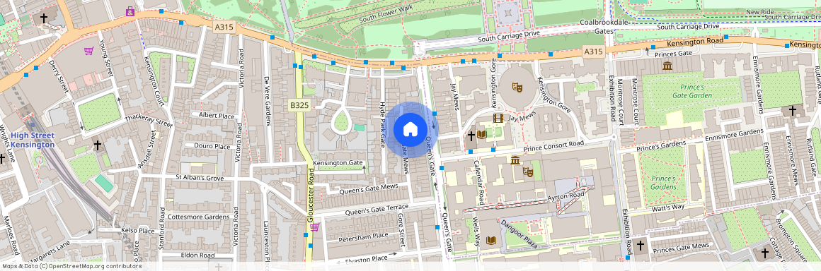 Queen's Gate, London. SW7