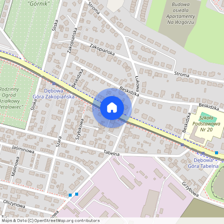 ul. gen. Władysława Andersa, Dębowa Góra, Sosnowiec, śląskie