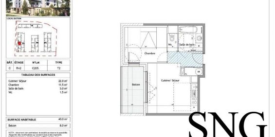 T2 AVEC BALCON ET 2 PARKINGS - Photo 3