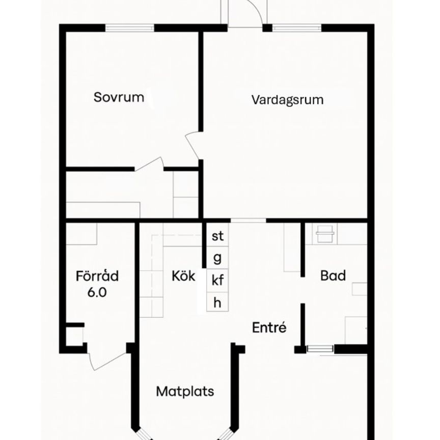 Välkommen till ett trivsamt boende i lugna och naturnära Östra Frölunda. Denna ljusa 2-rumslägenhet på 64 m² erbjuder en bekväm vardag med egen ingång, uteplats och modern utrustning. - Foto 2