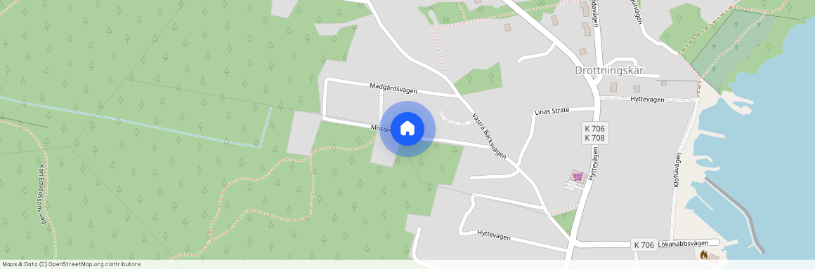 Mossevägen, Drottningskär