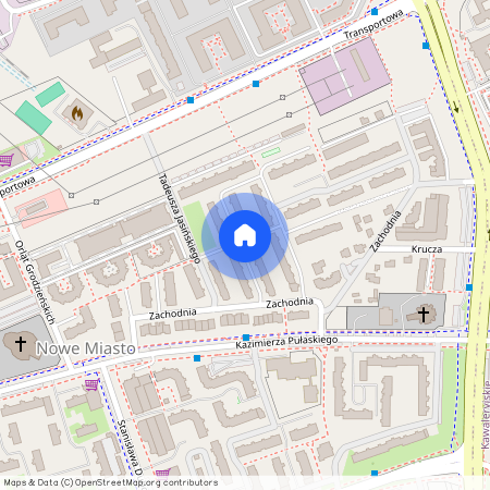 ul. Zachodnia, Nowe Miasto, Białystok, podlaskie
