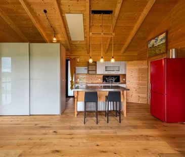 WALDVIERTLERTRAUM – Holzmassivhaus mit Carport und Garten in Loiwein - Foto 6