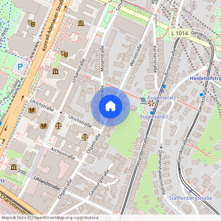 Werastr., 70182 Stuttgart - Stuttgart-Mitte