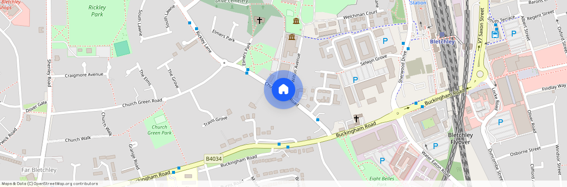 A Room in Church Green Road, Bletchley